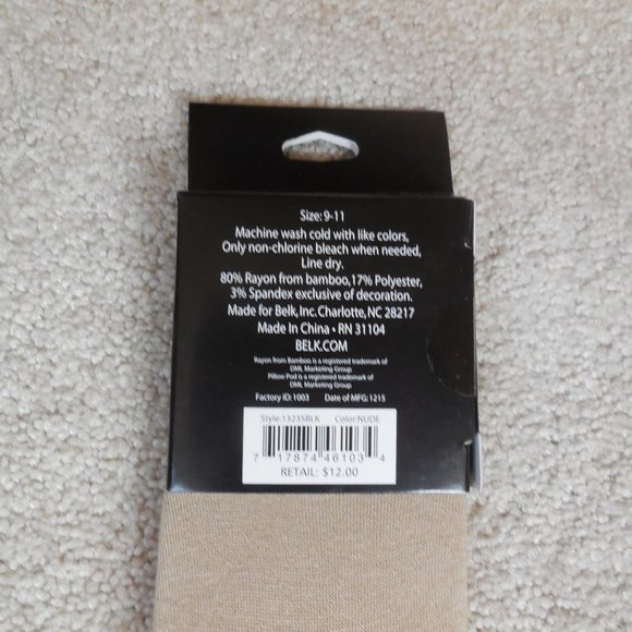 Lot of 3 New Directions 2 Pack Bamboo Pillow Sole Liner Socks Sock Size 9-11 Nud - Picture 9 of 10